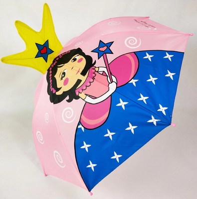 निजीकृत लड़कों लड़कियों छाता 3 डी पशु पैटर्न गत्ते का डिब्बा प्यारा पशु बच्चों बच्चों छाता