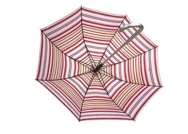 रंगीन एल्यूमीनियम धारीदार बच्चे बारिश छाता, बारिश और हवा के लिए पोर्टेबल छाता