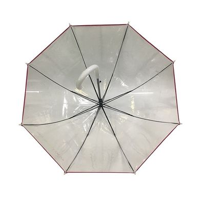 शानदार गर्म बेच पारदर्शी छाता बिक्री के माध्यम से छाता के माध्यम से देखते हैं