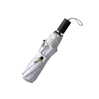 8 रिब्स कॉम्पैक्ट फोल्डिंग छाता ऑटो ओपन क्लोज और स्व-फैब्रिक बैग के साथ हल्के वजन वाले बारिश संरक्षण के लिए