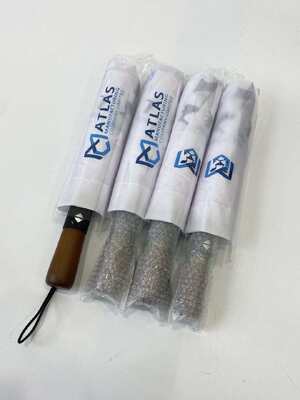 लकड़ी का हैंडल छाता 23 इंच हल्का 3 गुना छाता