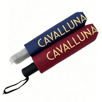 21 इंच 3 फोल्ड ऑटो ओपन एंड क्लोज छाता पोंगी कपड़े डिजिटल प्रिंट के साथ, एक घोड़े के पैटर्न प्रिंटिंग