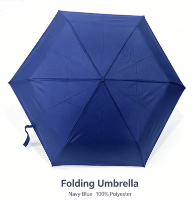 Portable Slim 3 Fold 5K Manual Open Umbrella for Travel & Commute