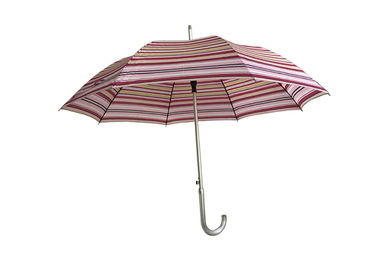 रंगीन एल्यूमीनियम धारीदार बच्चे बारिश छाता, बारिश और हवा के लिए पोर्टेबल छाता