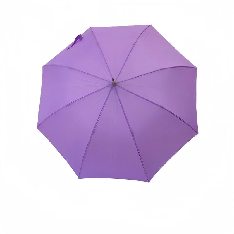 सूखा रहो 23 इंच सीधा लकड़ी के हैंडल छतरी Brolly के साथ 8 पसलियों सुपर हवा प्रतिरोधी और प्रकाश